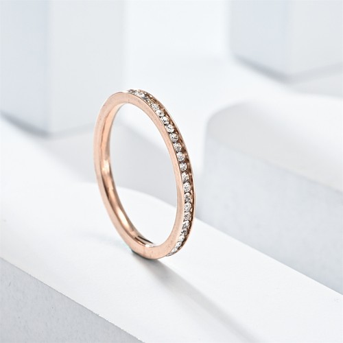 2mm 4mm Mens Women Zircon Ring Couple Ring Wedding Engagement Band Size 5-12 - Picture 4 of 19
