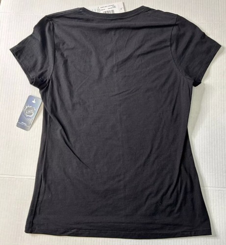Tampa Bay Lightning Womens T Shirt Medium Hanes NHL Black Ice Hockey Florida New - Picture 4 of 7