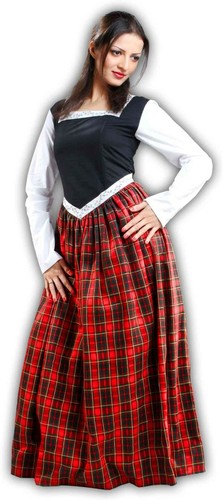 Gown Medieval Renaissance Pirate Cosplay Costume Women Dress - Picture 5 of 32