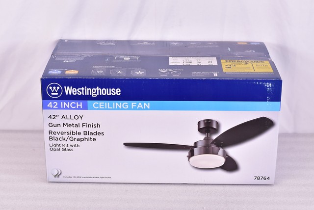 Comfort Air 036903 42 Verdun Ceiling Fan White Finish Reversible
