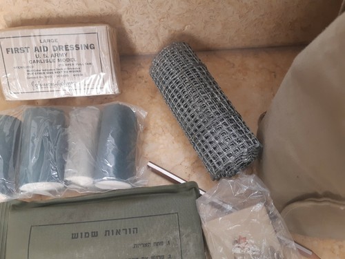 1966 rare vtg  unused IDF KIT FIELD COMBAT BAG ISRAEL made us army&ZAHAL 35 unit - Picture 7 of 12