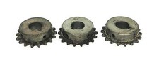 Unbranded 1 Inch Bore Roller Chain Sprocket 41B18 [Lot of 3] NOS