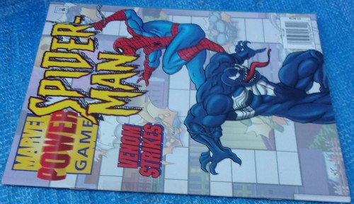 Marvel Power Game Spider-Man Venom Strikes 1996 Comic And Game Board Hobgoblin - Picture 3 of 10