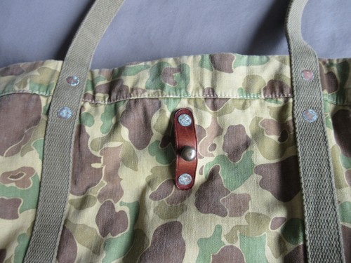 DOUBLE RL RRL cotton twill camo tote bag - Photo 22/22