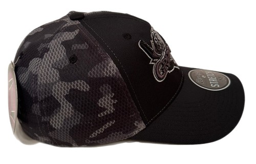 Zephyr ECHL Utah Grizzlies "Combat" Curved Bill Stretch Fit Hat BRAND NWT - Picture 4 of 6