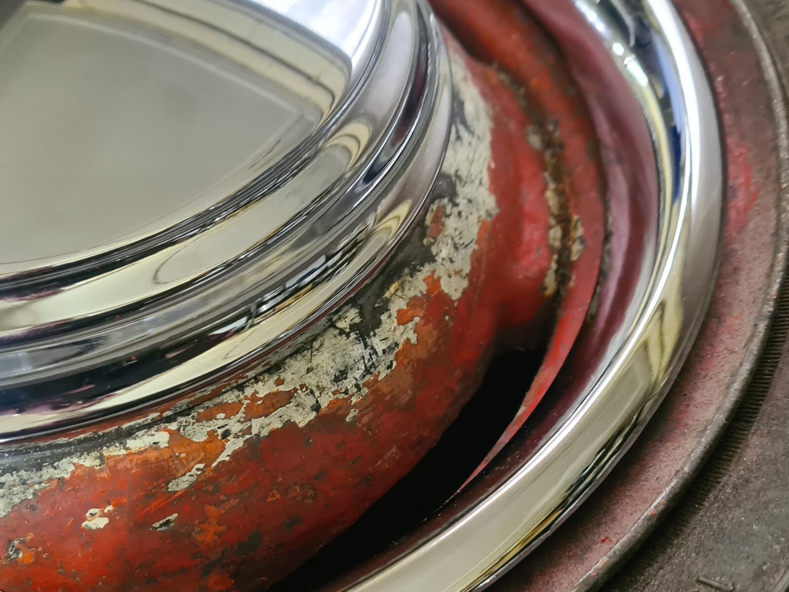 Austin Healey Sprite - Frogeye Sprite Chrome Rim Embellisher. - Picture 12 of 15