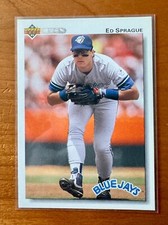 1991 Upper Deck # 242 Ed Sprague baseball card -BlueJays- Mint