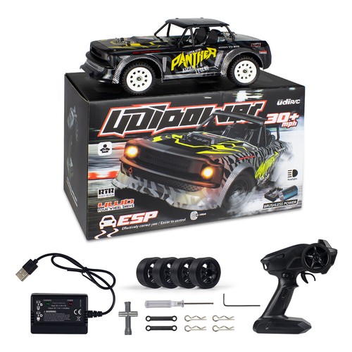 1:16 4WD RC Racing Car 2.4G Drift Car 30KM / H de alta velocidad coche de control remoto - Imagen 37 de 67