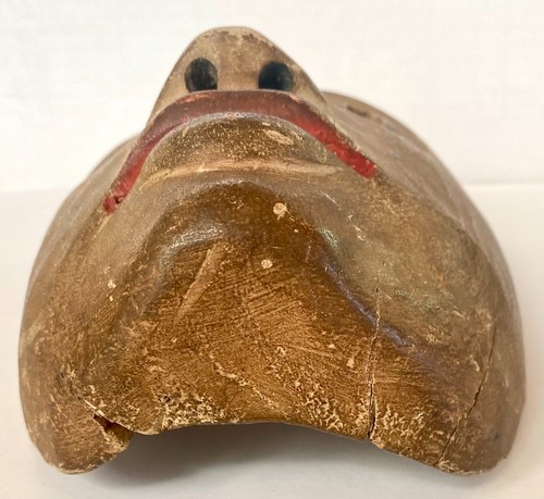 Rare Antique Ancient BC Egyptian Wood Mummy Mask Museum Quality - Picture 4 of 6