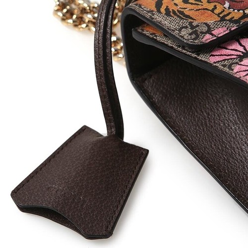 Gucci Padlock Shoulder Bag Bengal Print GG Coated Canvas Small - Picture 4 of 12