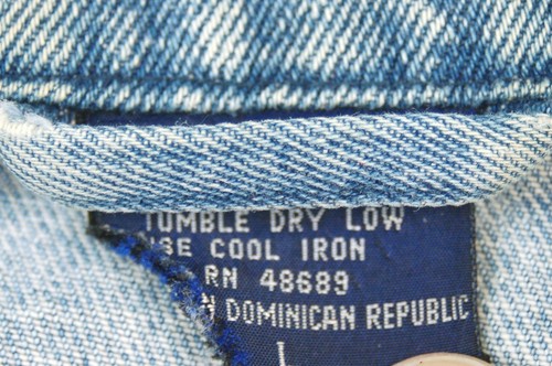 British Mist Women's Large Denim Jean Jacket - Rough #H944 - Picture 2 of 8