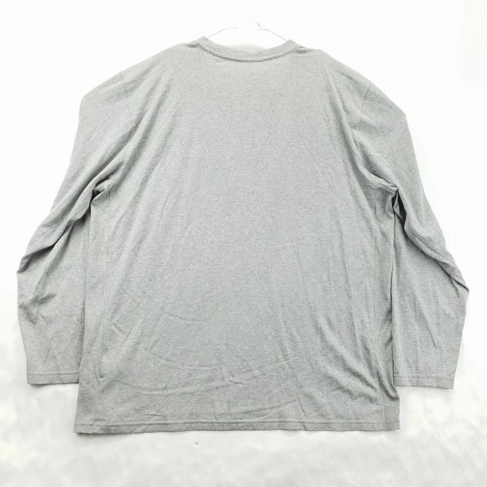 Nike Gonzaga Shirt Mens 2XL Gray Dri-Fit Long Sleeve Sports Crew Neck Pullover - Image 2 of 4
