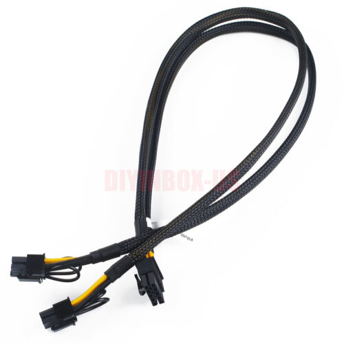 63cm New Power Adapter PCIE Cable 10pin to 8+8pin For HP DL380 G9 Gen9 and GPU - Picture 3 of 8
