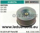 1218211080 FILTRO ARIA MOTORE KUBOTA GH 340 400 280 123x67x58