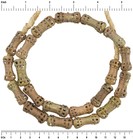 African brass trade beads Ghana handmade Ashanti bronze lost wax tribal jewelry