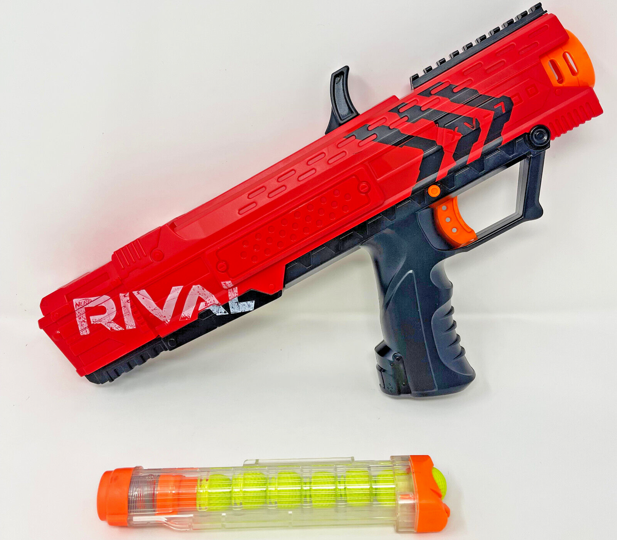 NERF Rival Apollo XV-700 Blaster Red Team 7 Rival Balls and