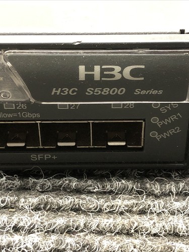 *FOR PARTS* H3C S5800 Series Switch S5800-32F, HP A5800-24G-SFP - 24 PORTS, - Picture 7 of 7