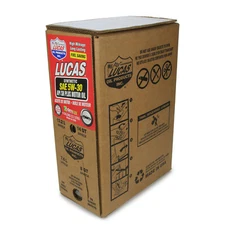 Lucas Oil Synthetic SAE 5W-30 API SN Plus/Dexos Motor Oil Bag-In-Box 6 Gal 18005