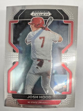 2022 Prizm Draft Picks Baseball Base #PDP186 Josh Hood - NC State Wolfpack