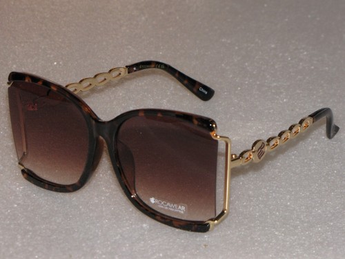 Rocawear WWRWL 0802-A R3415 TS CAT.3 Sunglasses Gold Brown Oversized Tortoise - Picture 15 of 24