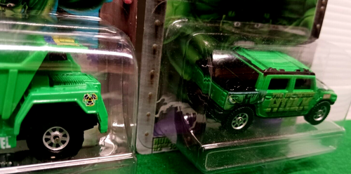 Maisto-Marvel Collection-HULK-4 Car Lot-Humvee Dodge Viper Hummer Quarry  Dump - Picture 10 of 21