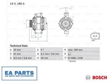 Alternator for BMW BOSCH 0 986 048 840