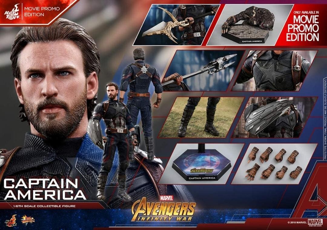 Hot Toys Movie Masterpiece Avengers Infinity War Captain