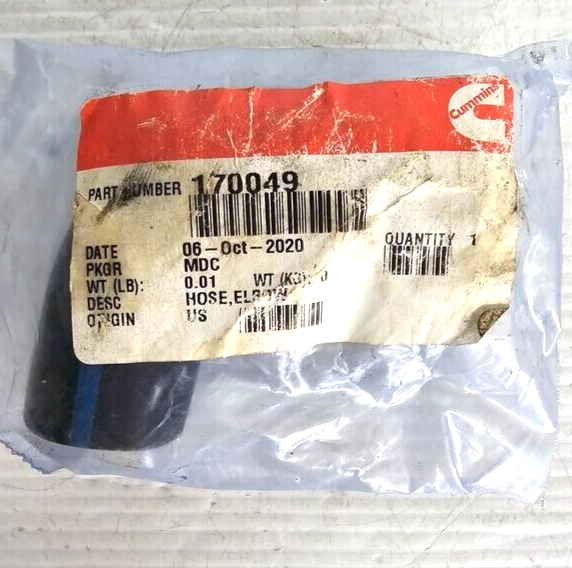 ◆colon◆ Cummins Fuel Drain Tube – NEW GENUINE – #4943771 | EKG DIESEL