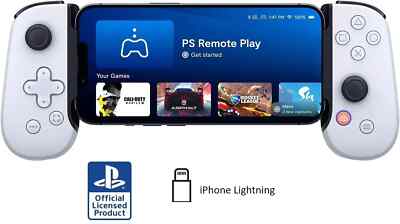 Backbone One PlayStation Edition Mobile Gaming Controller for iPhone - White 