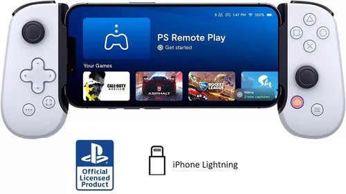Backbone One PlayStation Edition Mobile Gaming Controller for iPhone - White™ - Picture 1 of 10