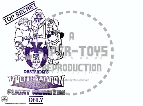 REIMPRESIÓN DE COLECCIÓN - 1969 - DICK DASTARDLY'S BUITRE SQUADRON - SOLO CORREO - Imagen 3 de 3