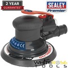 Sealey  Air Palm Orbital Sander Ø150mm Dust-Free Premier