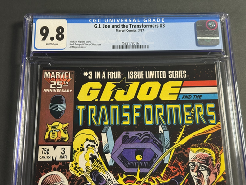 G.I. Joe and the Transformers #3 CGC 9.8 1987 4583178016 Herb Trimpe Al Milgrom - Picture 2 of 6