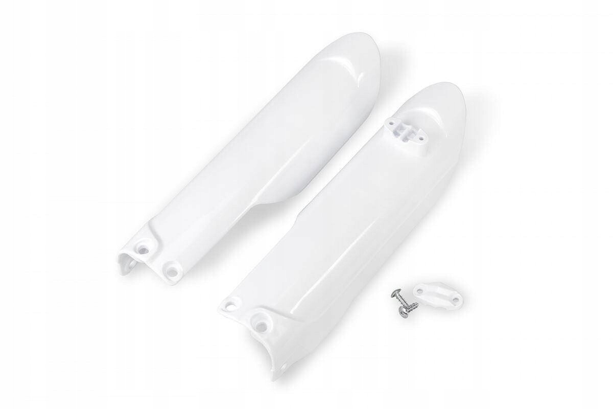 Caches télescope Gas Gas MC 85 blanc protection amortisseur avant 2021