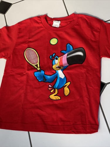 Kellogg's kids youth medium size T Shirt summer holiday tennis fruity loops - Picture 10 of 12