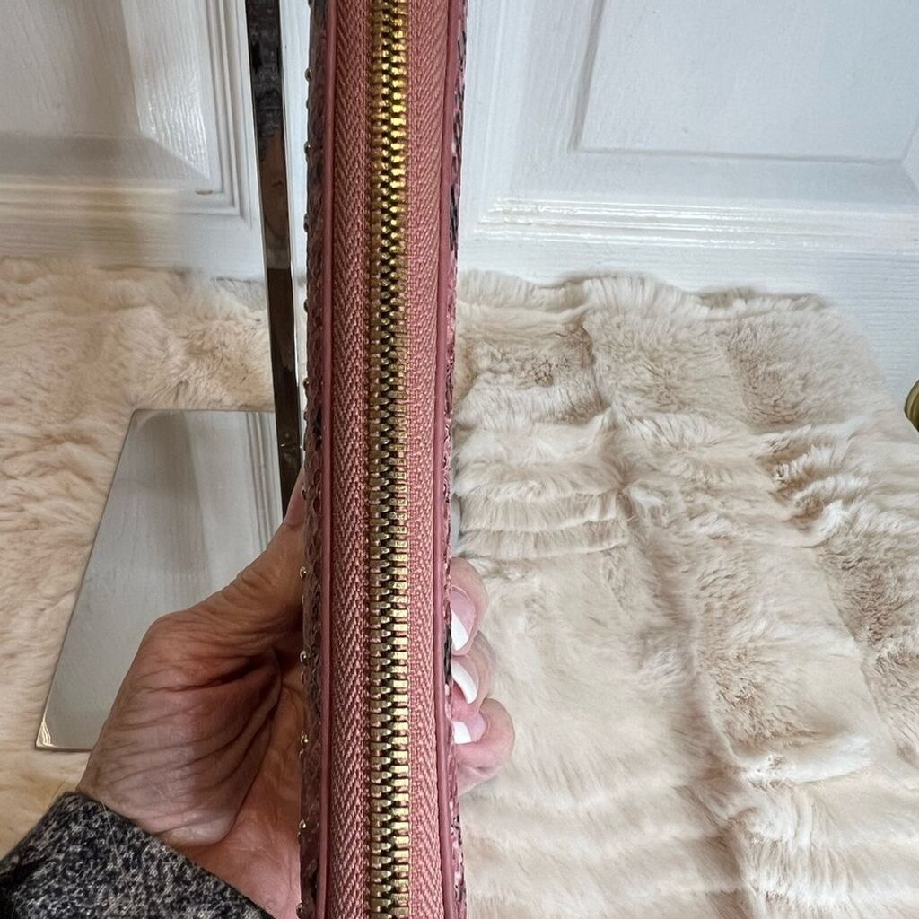 MCM ARMOUR VISETOS MONOGRAM STUDDED PYTHON PRINT … - image 7