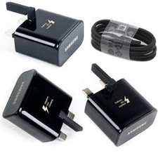 Samsung Galaxy Charger & USB Cable S6 S7 Edge+ S5 Note 4 Adaptive Fast 2A