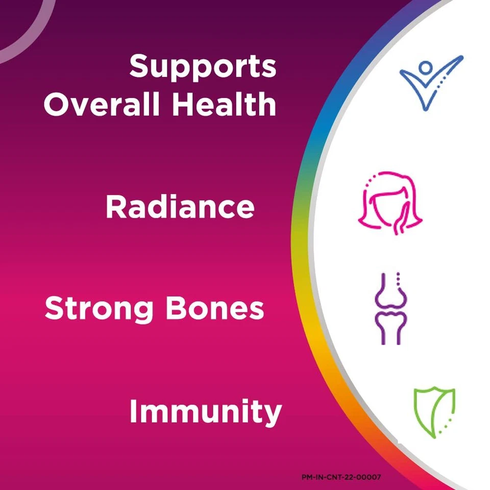 Centrum Mujeres Multivitamínico con Biotina Vitamina C y 21 Nutrientes Vitale... - Imagen 2 de 4