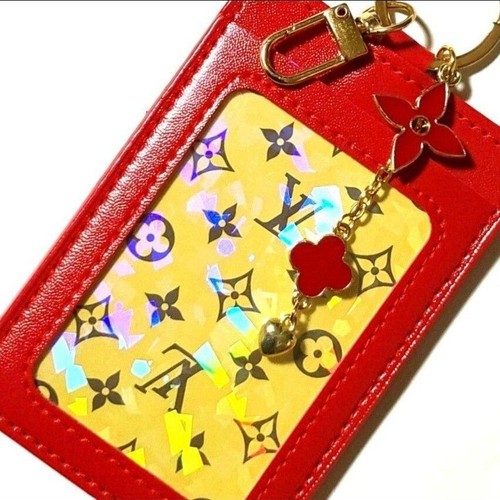 Louis Vuitton Monogram Playing Card and Card Protector Case Red Laggage Tag - Bild 2 von 8
