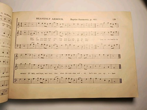 The Sacred Harp B.F. White E.J. King 1911 4th Edition Rare Historical Antique π - Picture 12 of 24