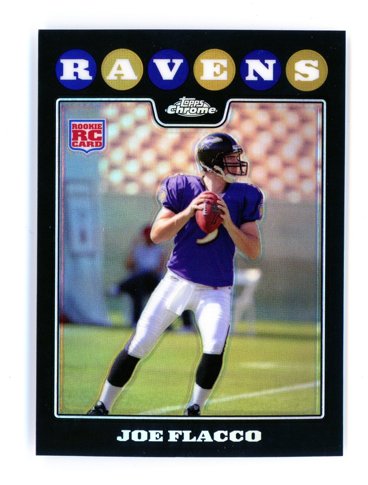 2008 Topps Chrome #TC170 RC Joe Flacco Refractor Rookie Card