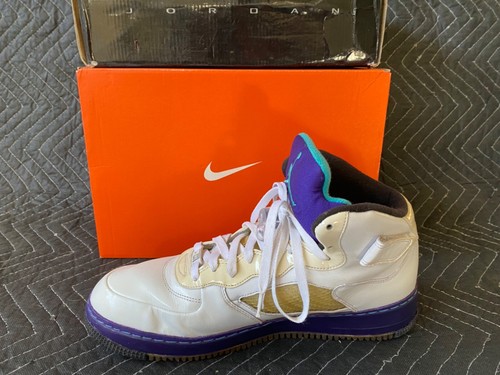 Nike Air Jordan Fusion AJF AJF5 Grape 407334-102 Retro AF1 Air Force 1 Size 13 - Picture 8 of 15