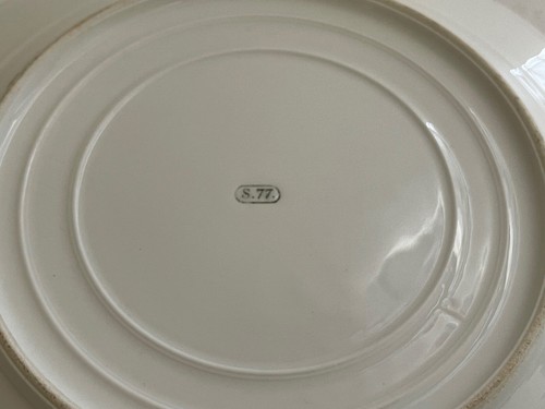 Antiker französischer Sevres Porzellan Teller 7 7/8" mit umwerbendem Paar 2 von 2 - Bild 11 von 13