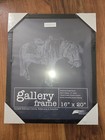 Ambiance Gallery Wood 1.5" Deep Picture Frames - 16x20" Black Wood Frame,...