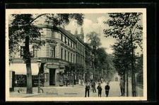 Duisburg, postcard, K�nigstrasse with shop Montel 1916 