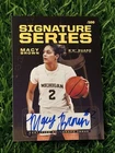 2025-26 Valiant Michigan Wolverines Signature Series Macy Brown Signed Auto /100