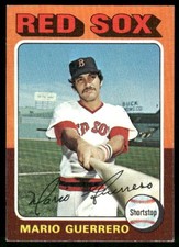 1975 Topps Mario Guerrero #152 Boston Red Sox