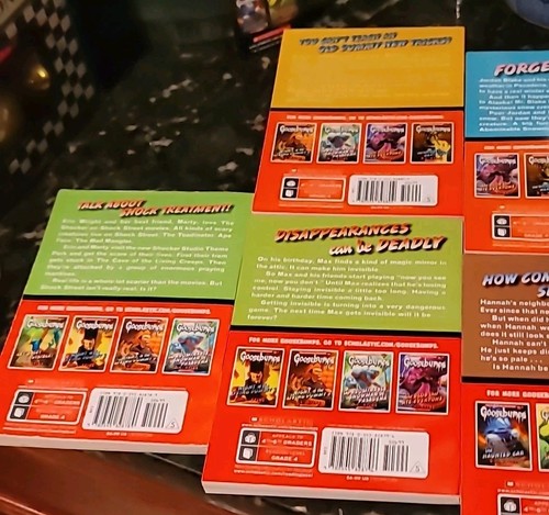 Vintage Halloween Goosebumps Books Set 7 UNREAD Condition 2015 Plus Bookmark - Picture 11 of 19