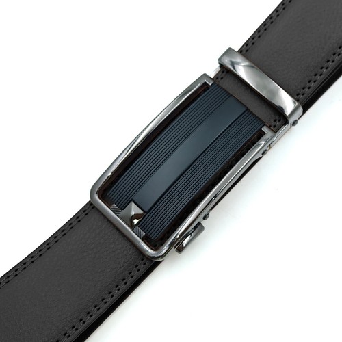 Genuine Leather Mens Ratchet Belt Belts For Men Adjustable Automatic Buckle - Picture 5 of 52