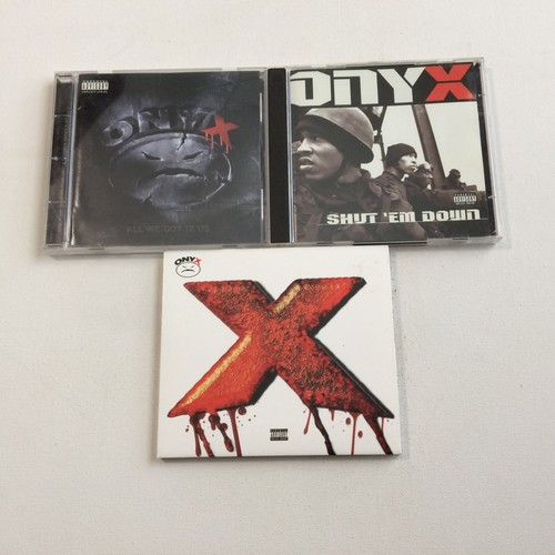 Onyx (3 CD Lot) SELTEN Hip Hop Rap All We Got Iz Us Shut 'em Down Blood On Da X